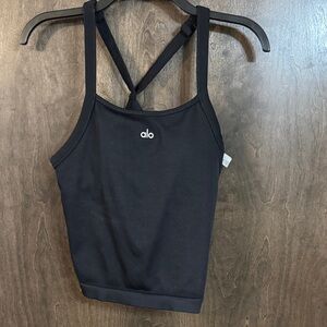 ALO Yoga Black Tank Top